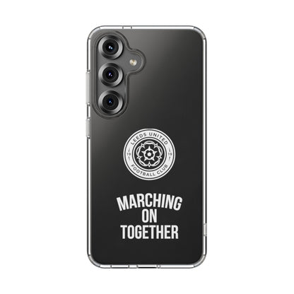 Leeds United “Marching On  Together” Clear Impact-Resistant  Case - Lufcnews.co.uk
