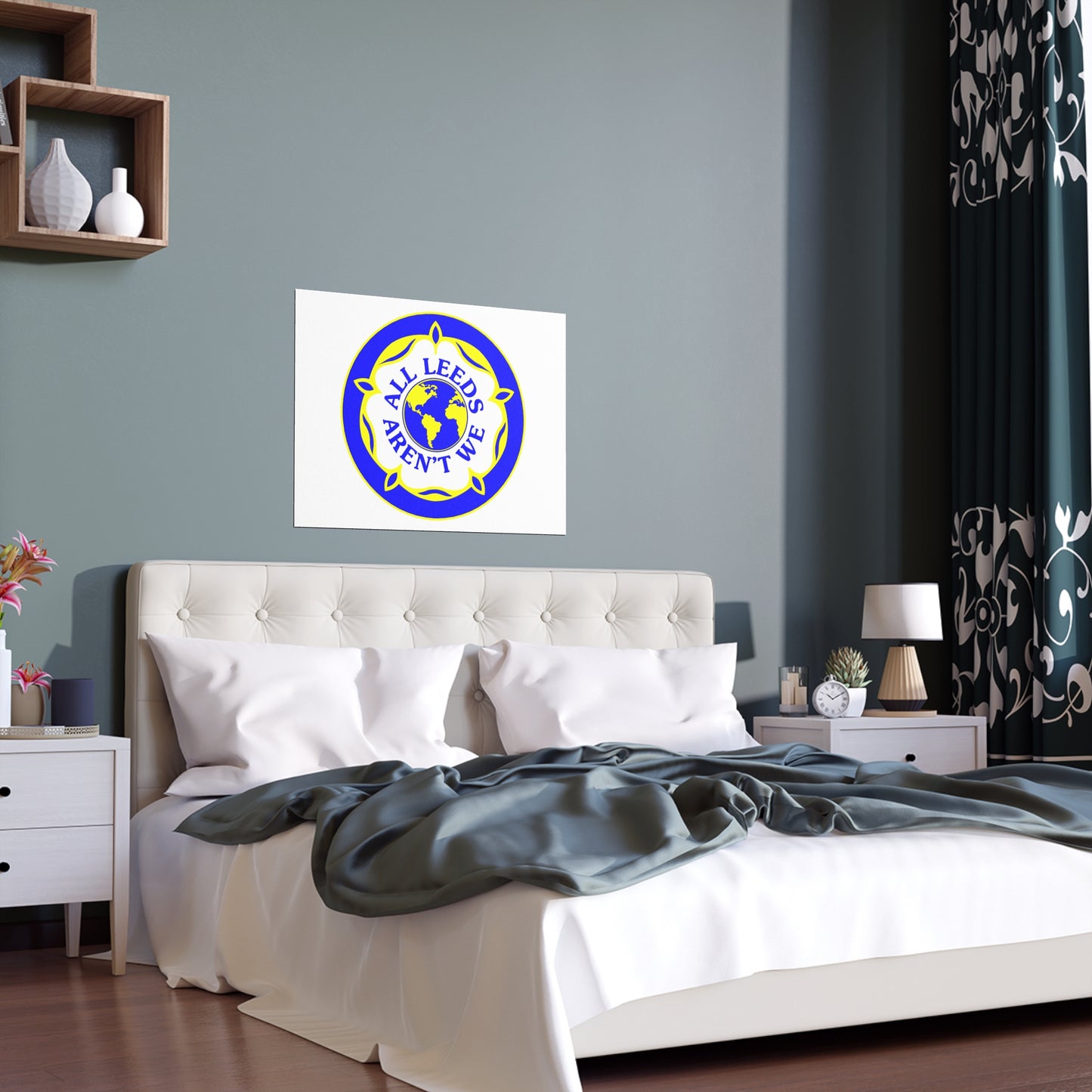 LUFC “All Leeds Aren’t We” Silk  Poster
