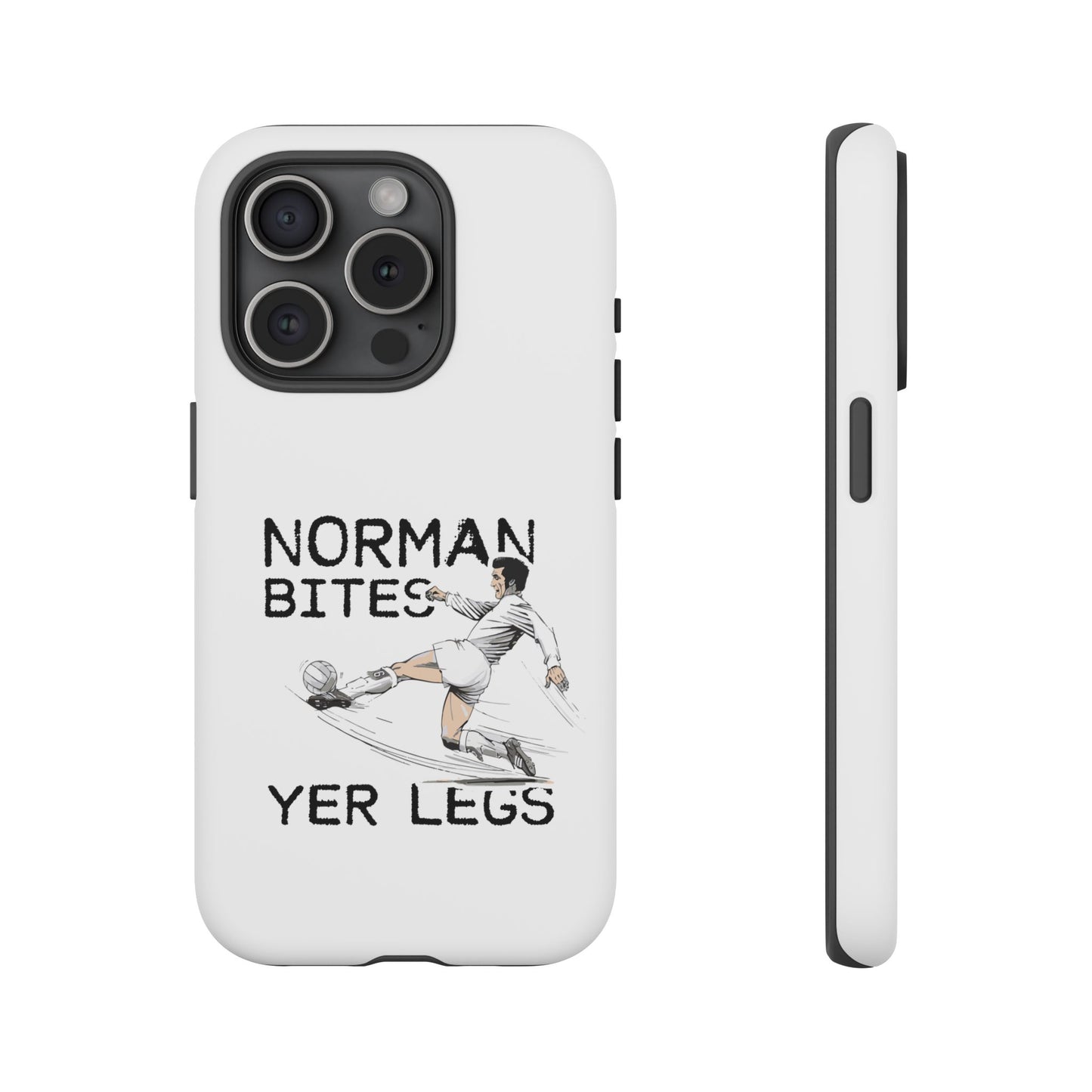 Leeds United NORMAN BITES 'YER  LEGS' Phone Case