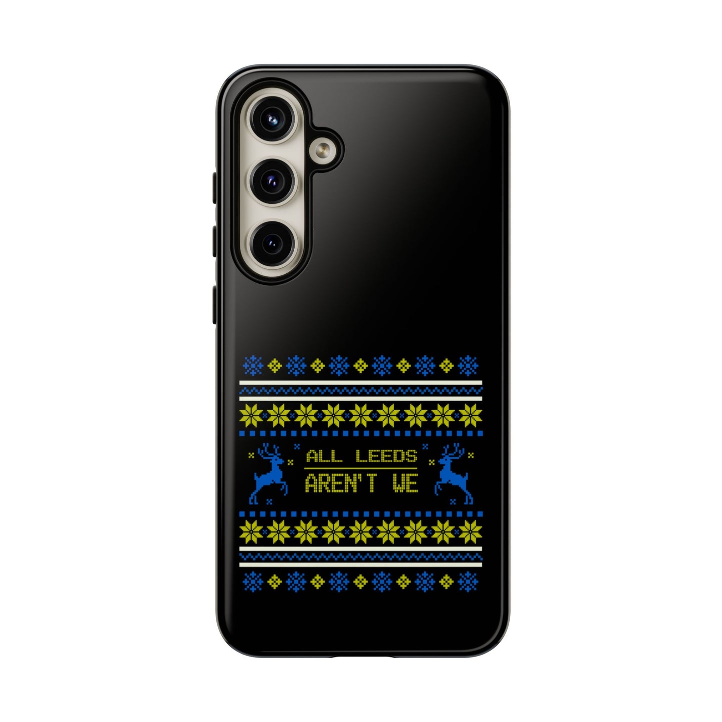 LUFC 'All Leeds Aren't We' Phone  Case: Christmas Edition
