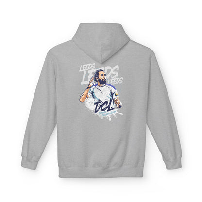 LUFC Softstyle Fleece Hoodie “LEEDS:  Dominic Calvert-Lewin” Midweight  Unisex - Lufcnews.co.uk