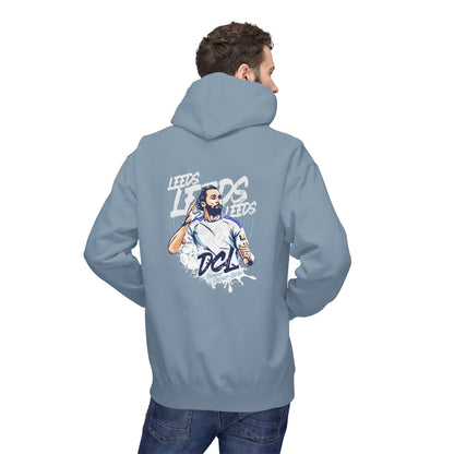 LUFC Softstyle Fleece Hoodie “LEEDS:  Dominic Calvert-Lewin” Midweight  Unisex - Lufcnews.co.uk