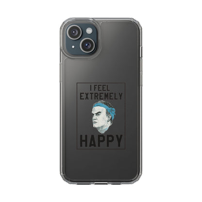 Clear Phone Case - Bielsa I feel Extremely Happy