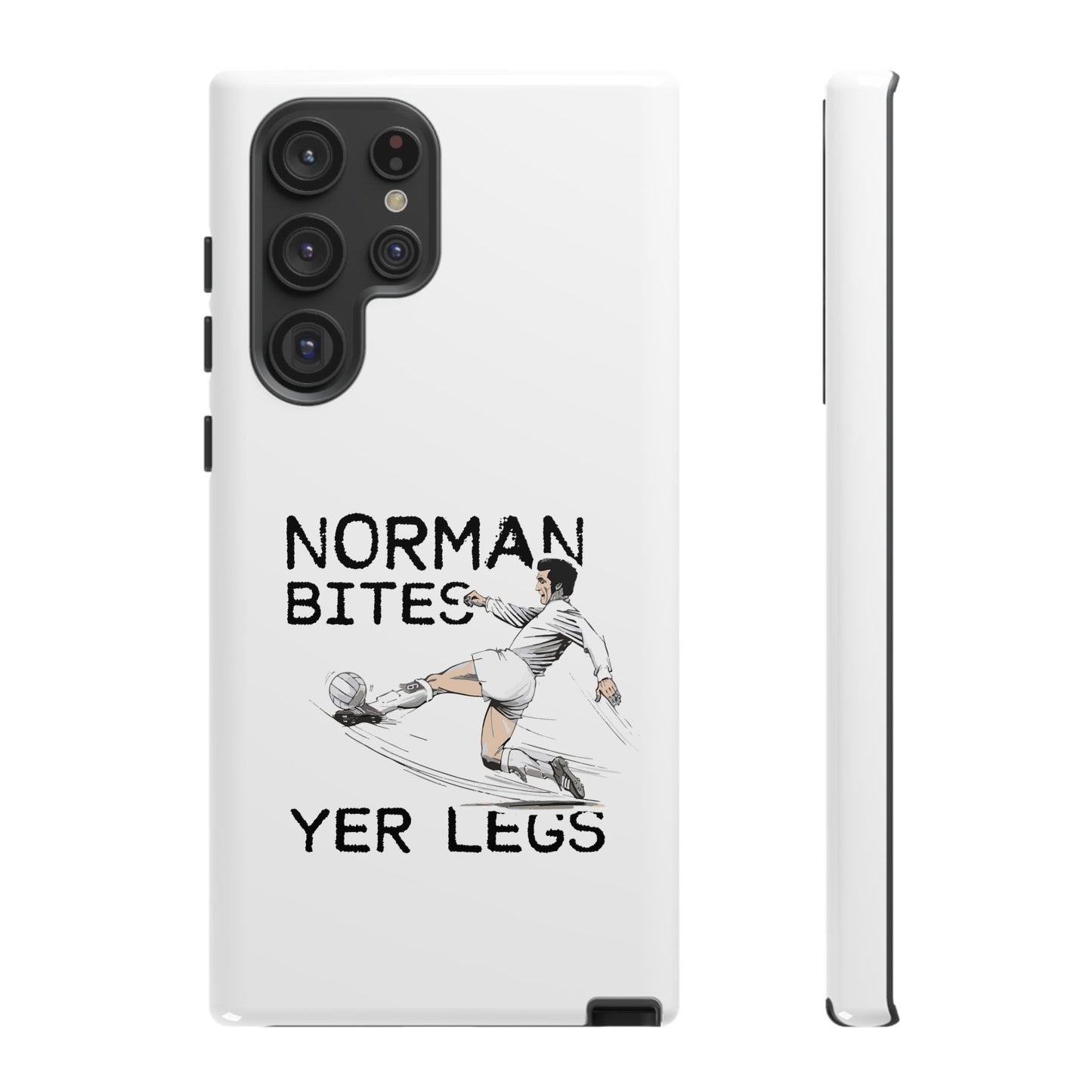 Leeds United NORMAN BITES 'YER  LEGS' Phone Case