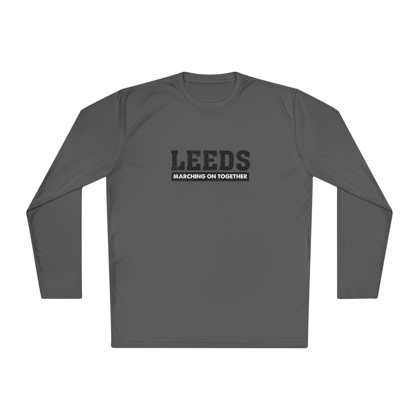 Leeds “Marching On Together” Long Sleeve T-Shirt: Unisex Fit
