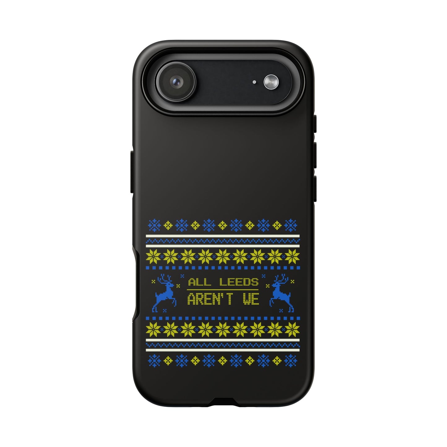 LUFC 'All Leeds Aren't We' Phone  Case: Christmas Edition