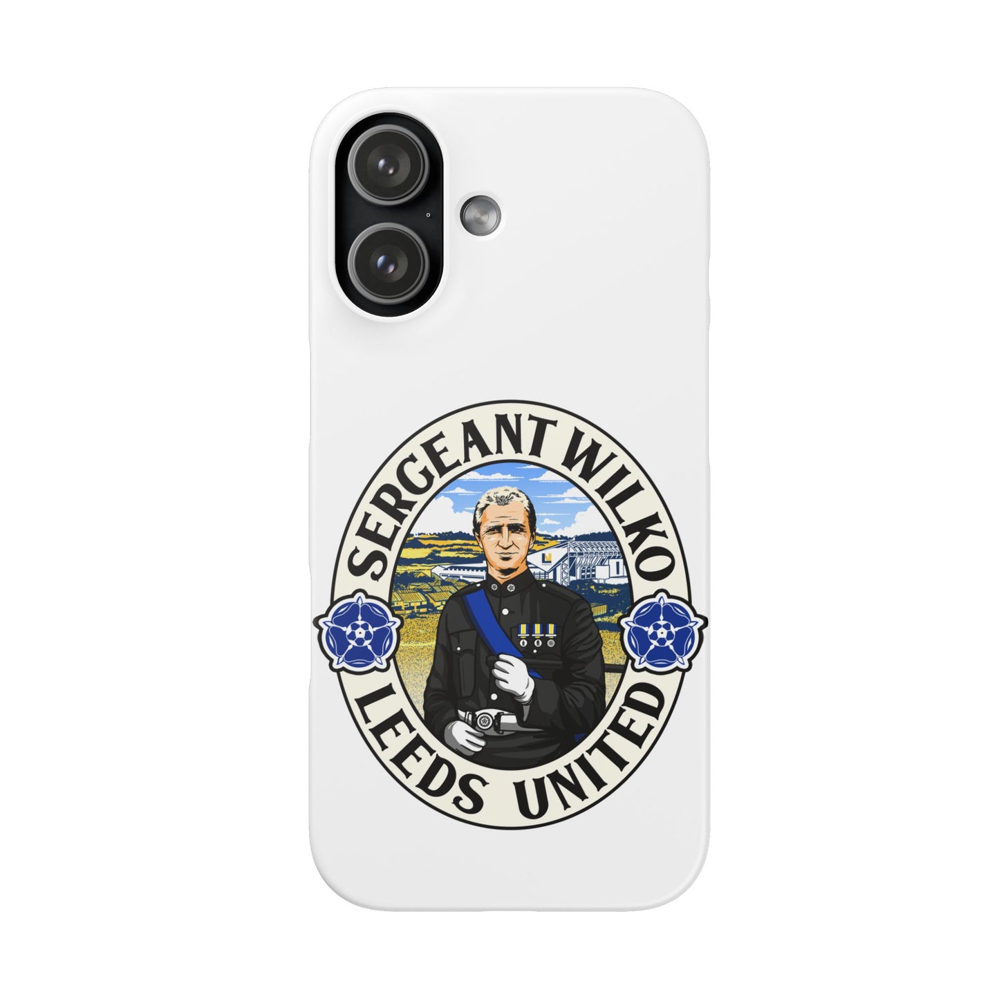 LUFC "SERGEANT WILKO" Leeds  United: Snap Case