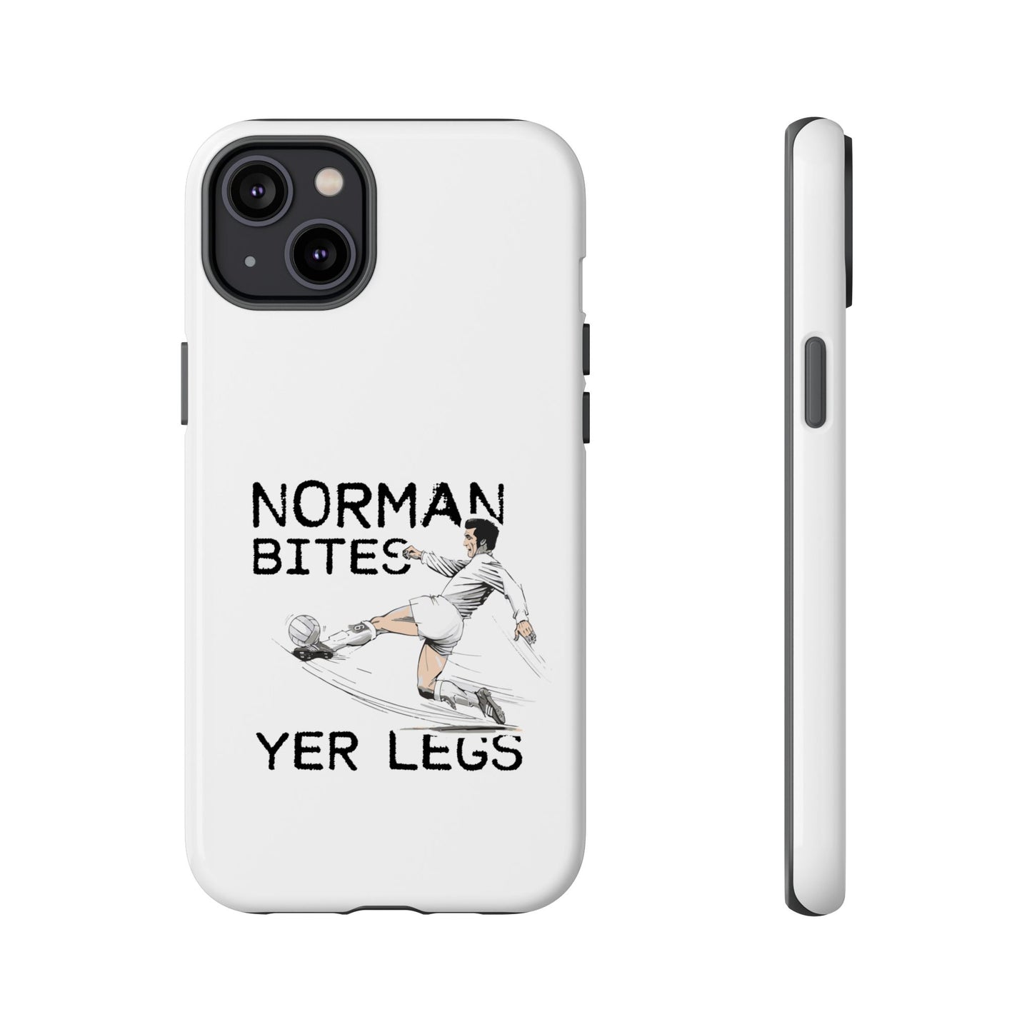 Leeds United NORMAN BITES 'YER  LEGS' Phone Case