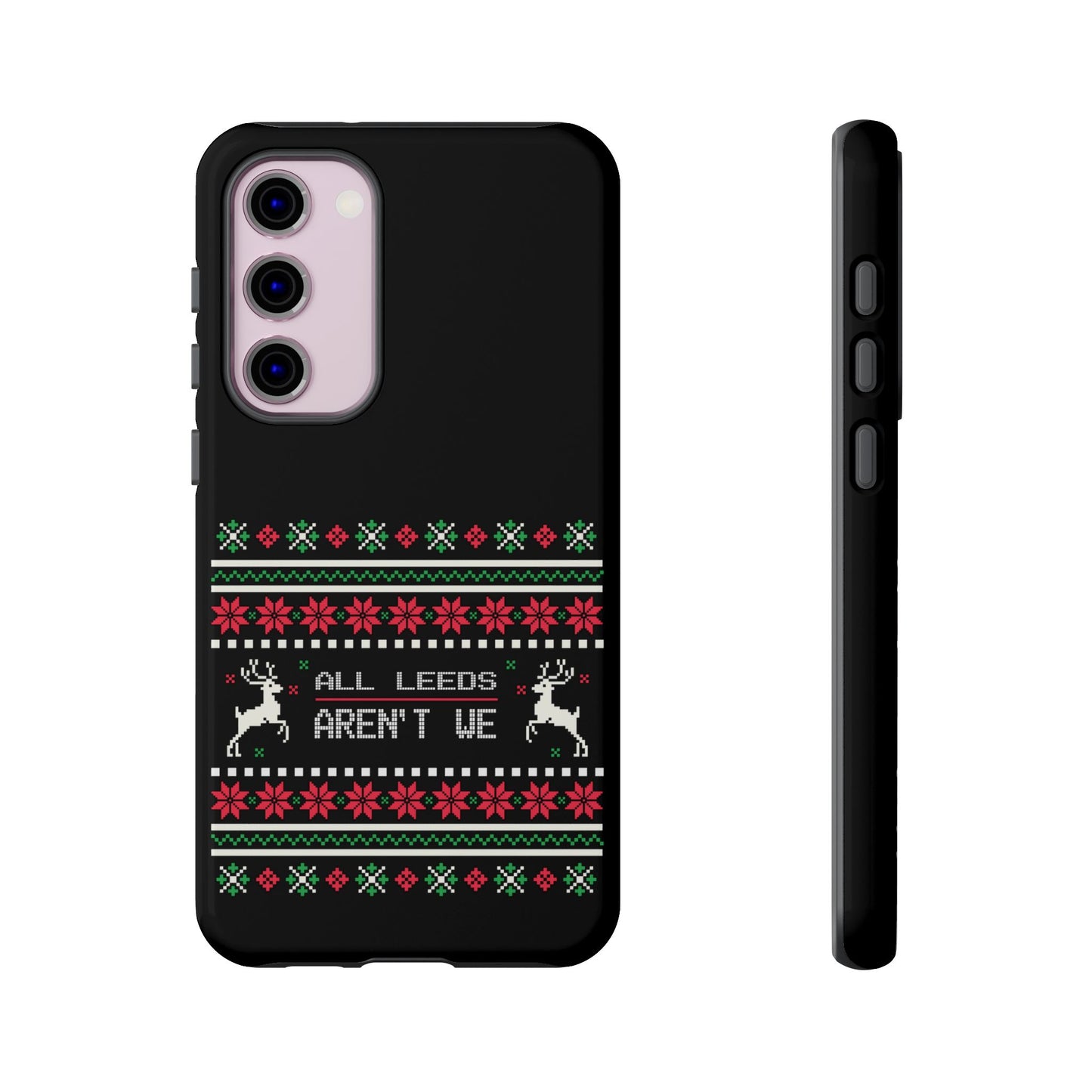 LUFC 'All Leeds Aren't We' Phone  Case: Christmas Edition