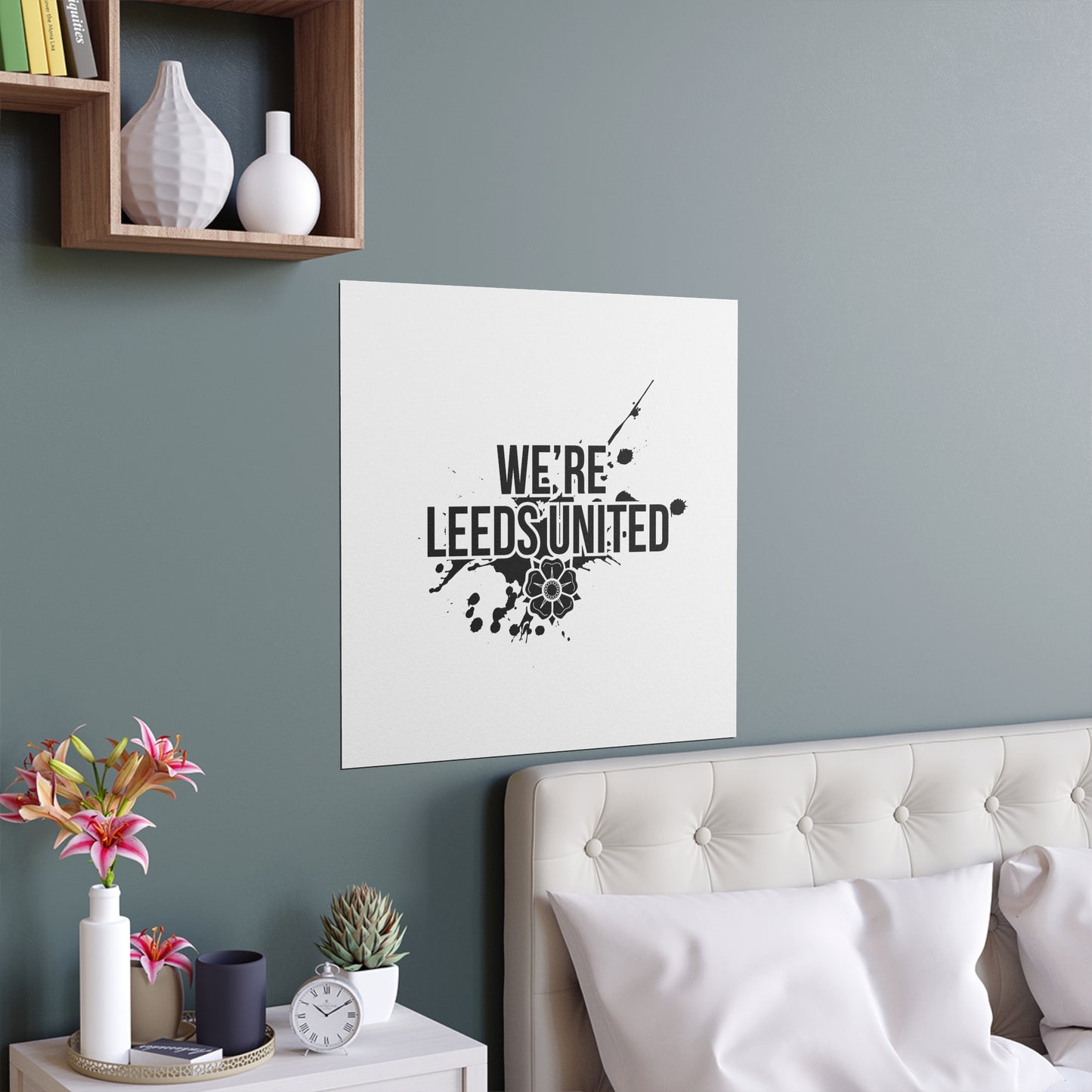 LUFC “We’re Leeds United” Silk  Poster