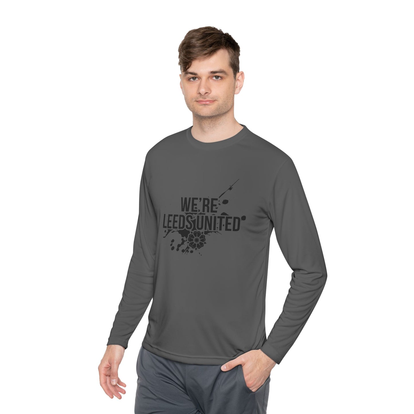 LUFC News Graphic Tee Garment-Dyed Unisex T-Shirt
