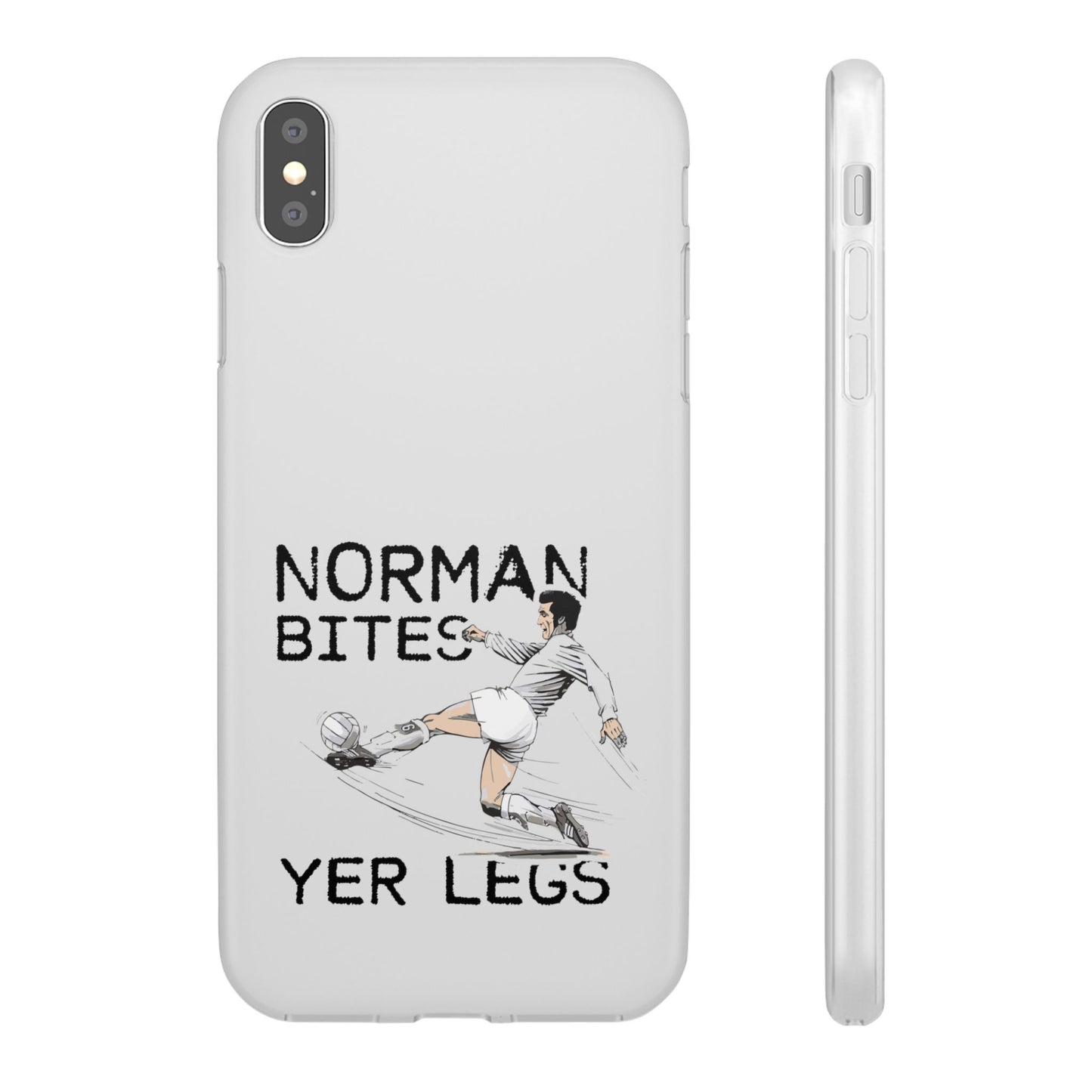 LUFC Norman Bites 'YER LEGS’ Flexi  Case