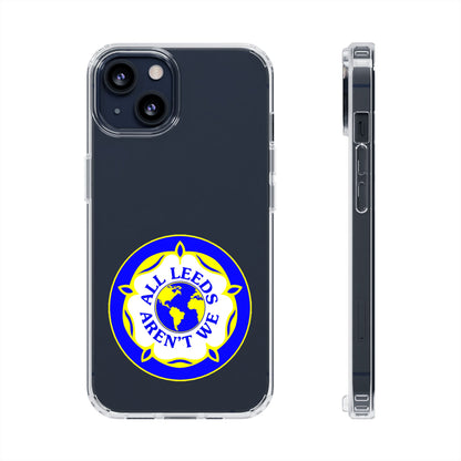 LUFC “All Leeds Aren’t We” Clear  Impact-Resistant Case - Lufcnews.co.uk
