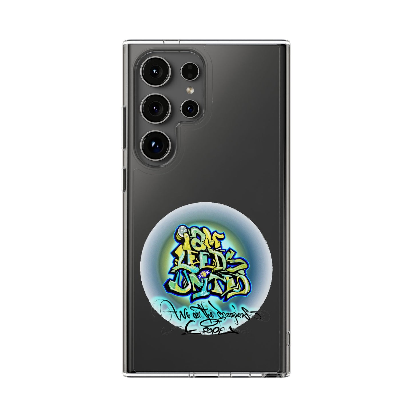 LUFC “I AM LEEDS UNITED” Clear  Impact-Resistant Case