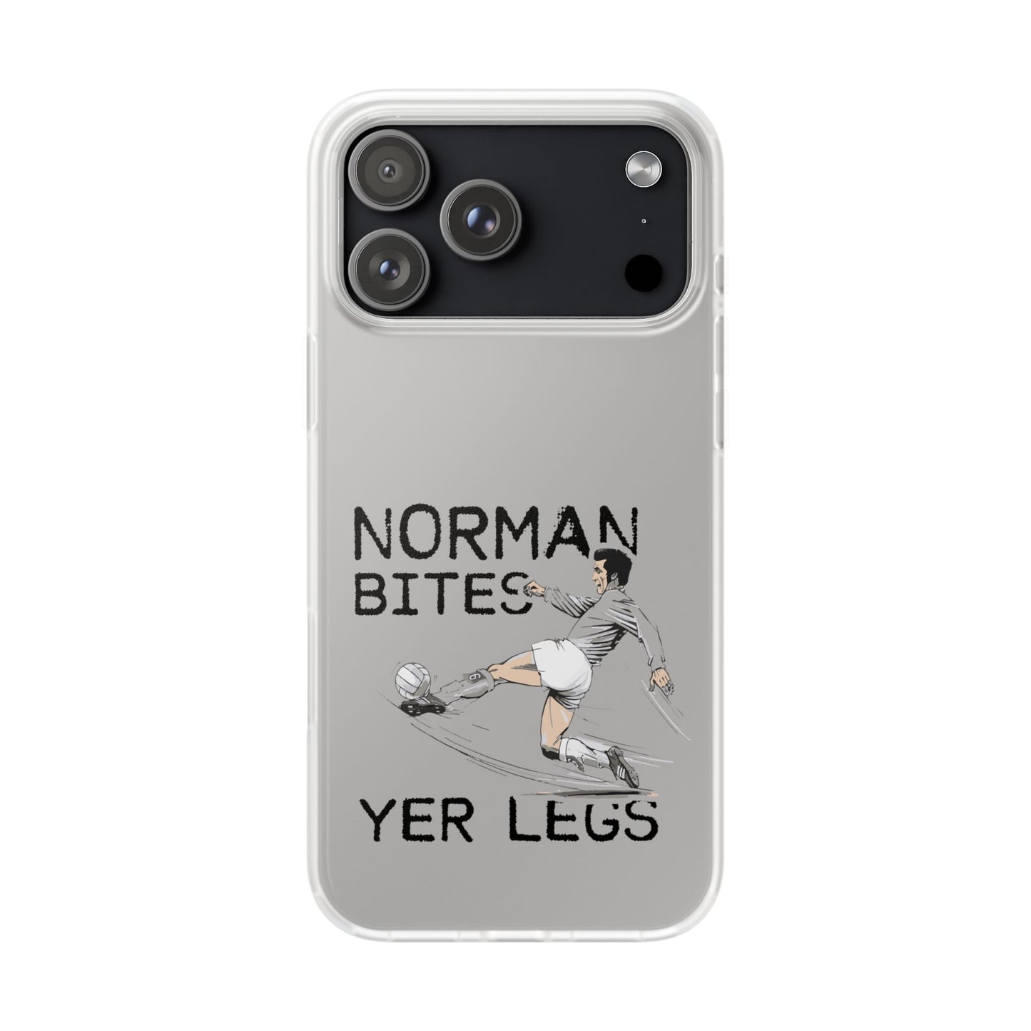 LUFC Norman Bites 'YER LEGS’ Flexi  Case