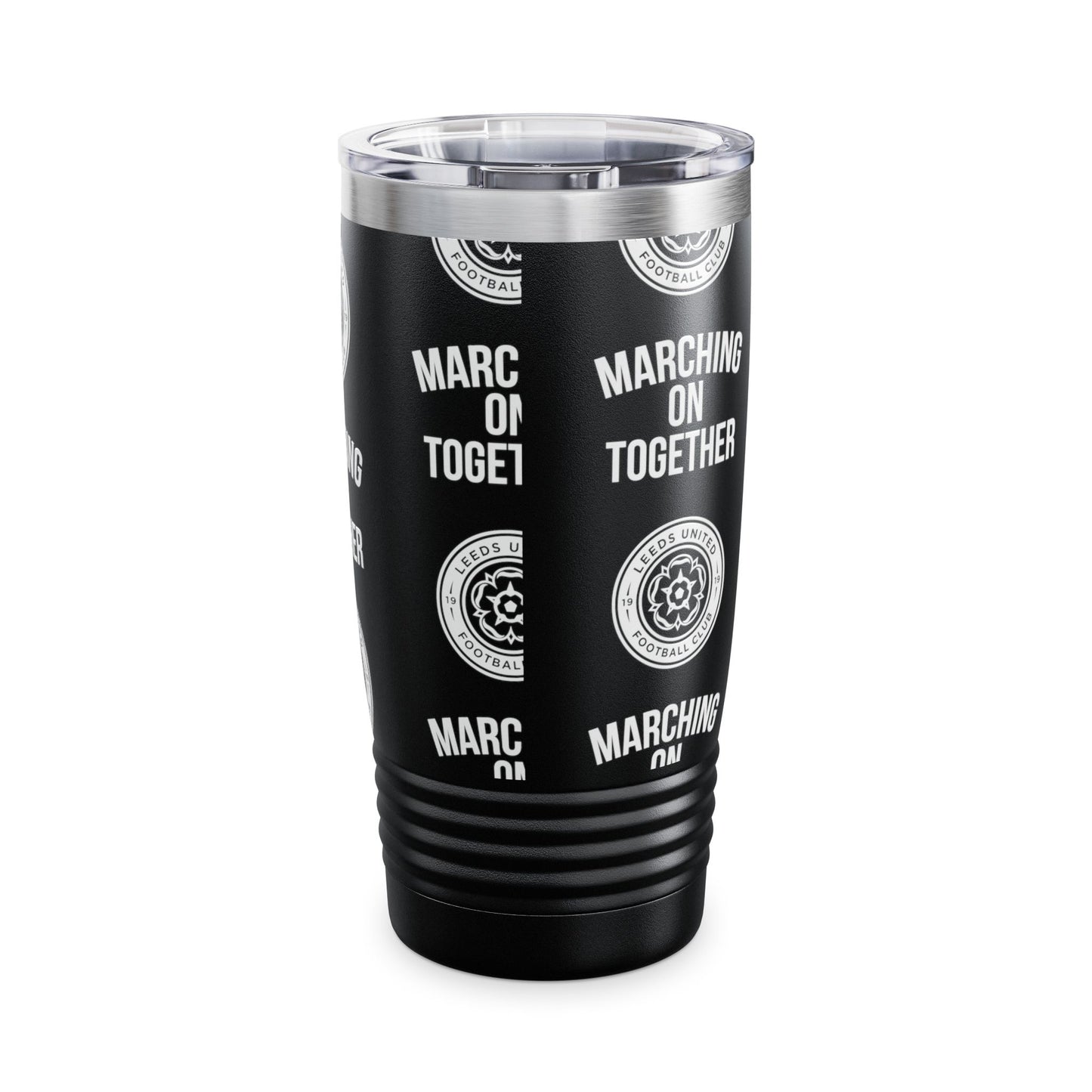 LUFC “Marching On Together” 20oz Insulated Tumbler: Sleek Travel Mug for True Leeds United Fans