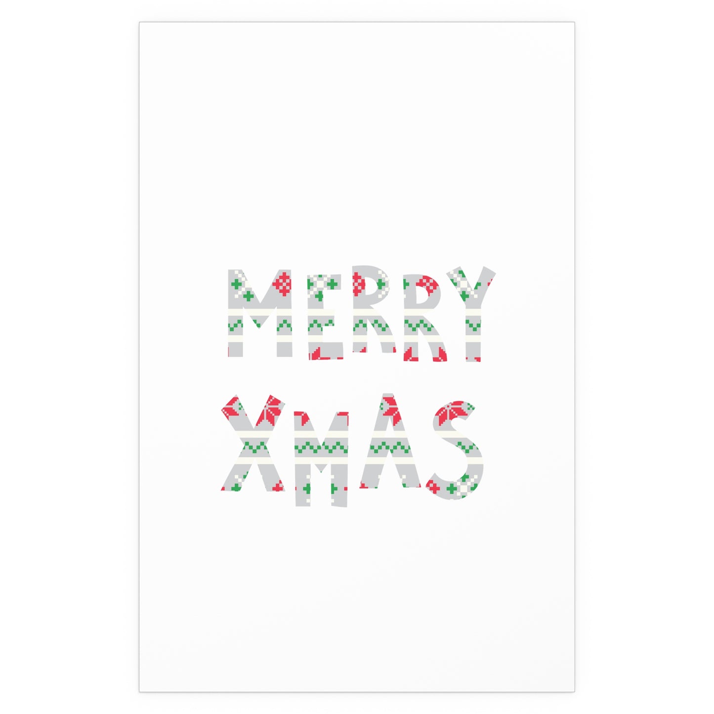 LUFC “Merry Xmas” Christmas  Design Logo Wall Art for Home &  Outdoors
