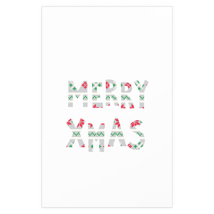LUFC “Merry Xmas” Christmas  Design Logo Wall Art for Home &  Outdoors