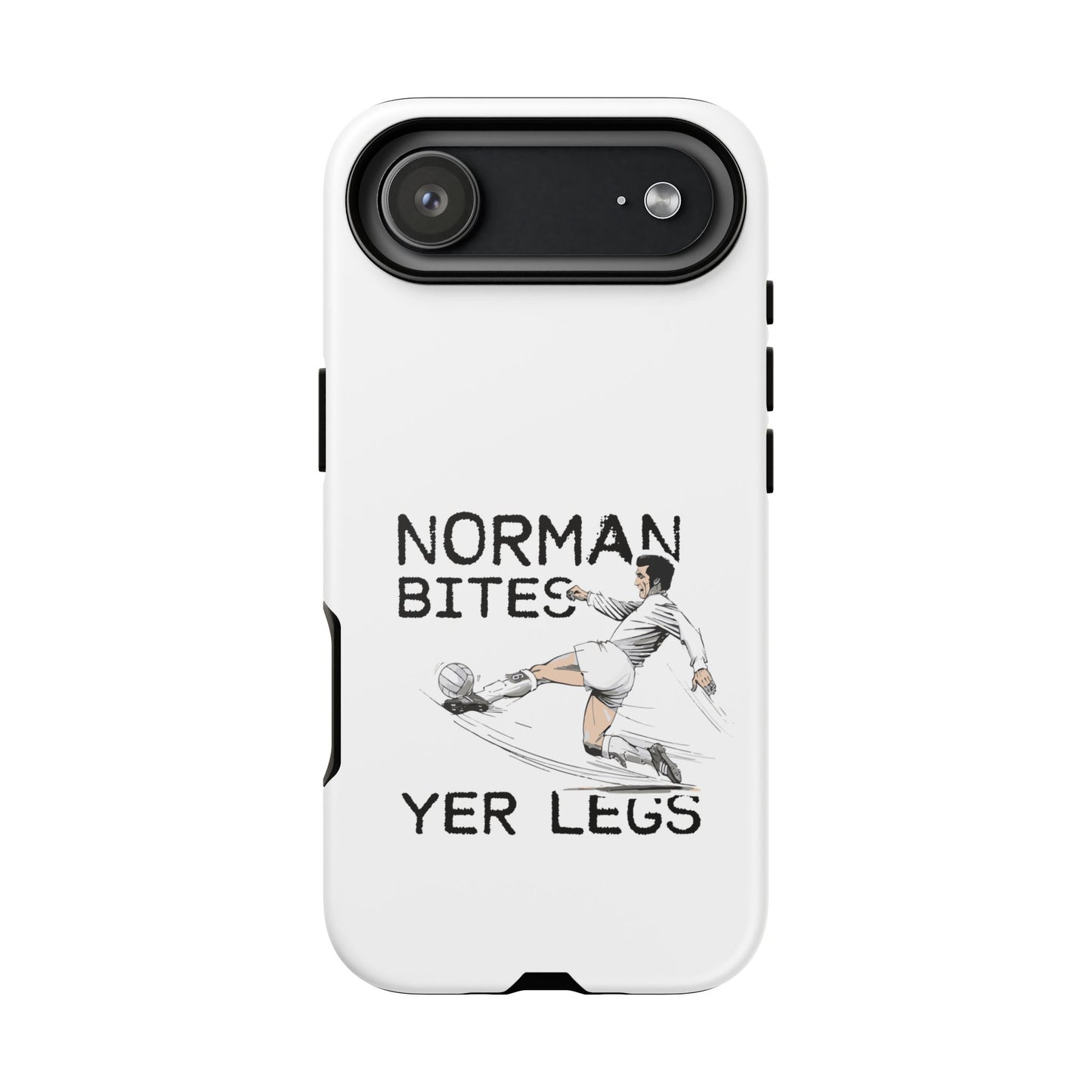 Leeds United NORMAN BITES 'YER  LEGS' Phone Case