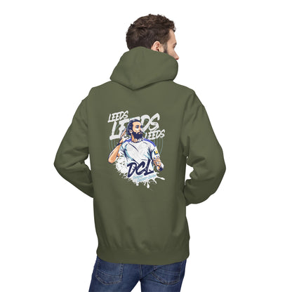 LUFC Softstyle Fleece Hoodie “LEEDS:  Dominic Calvert-Lewin” Midweight  Unisex - Lufcnews.co.uk