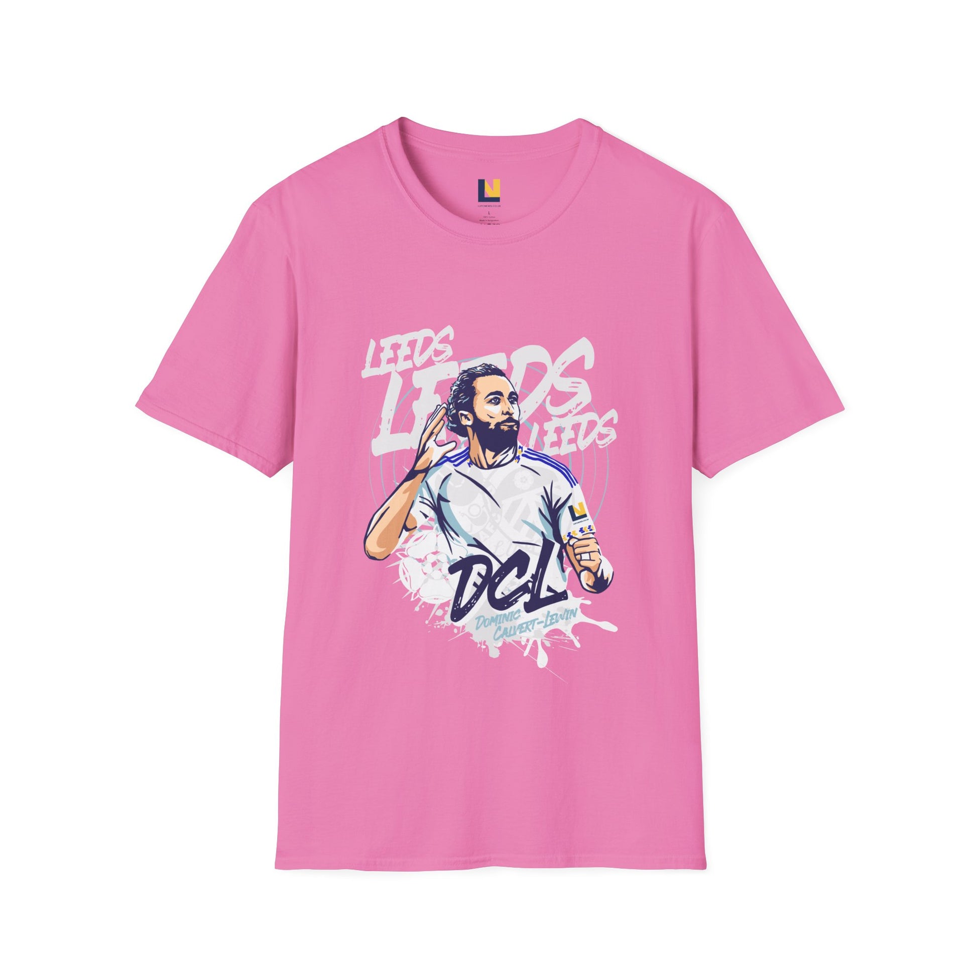 LUFC Pride Tee “LEEDS: Dominic  Calvert-Lewin” T-Shirt - Lufcnews.co.uk
