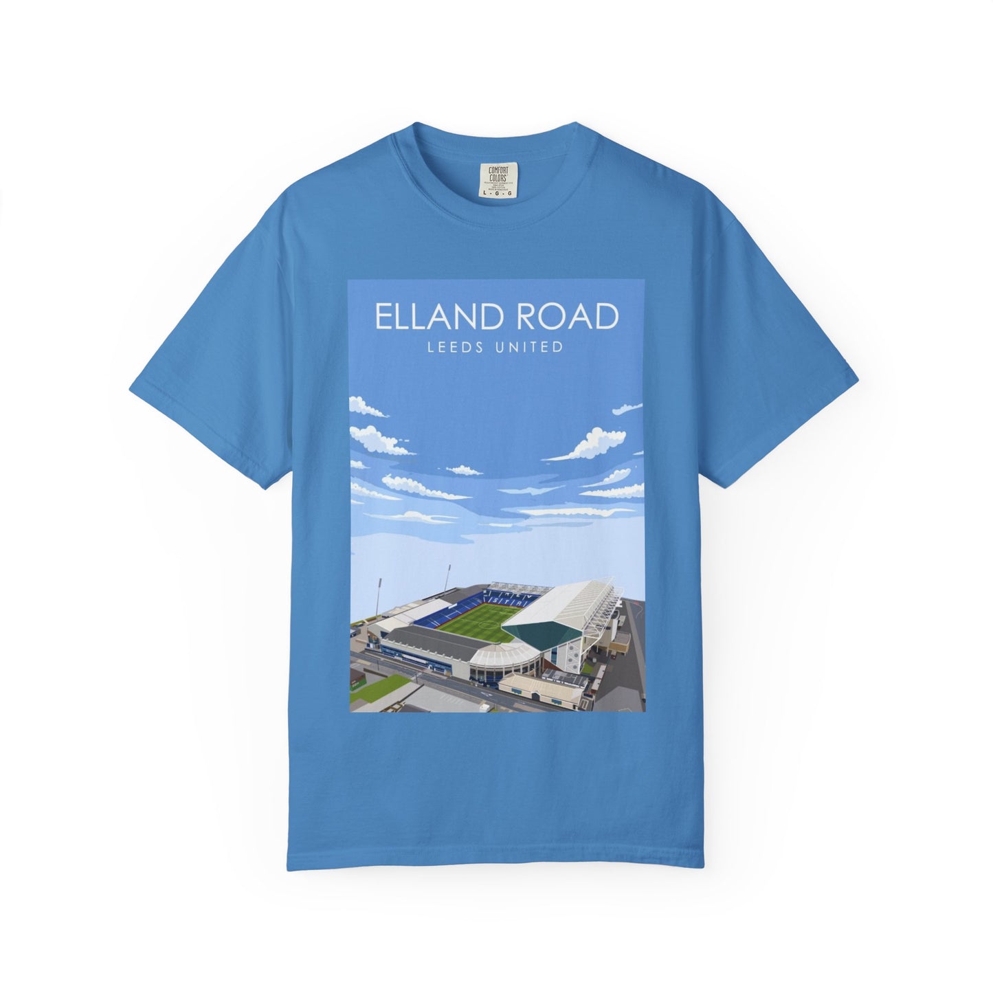 LUFC News Graphic Tee | Garment-Dyed Unisex T-Shirt