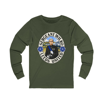 “Sergeant Wilko” Leeds United Long  Sleeve T-Shirt: Unisex Fit