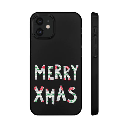 Leeds United "Merry Xmas" Red &  Green Emblem Snap Case: Christmas  Edition