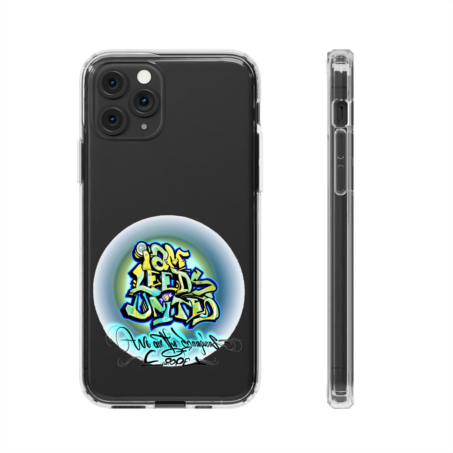 LUFC “I AM LEEDS UNITED” Clear  Impact-Resistant Case