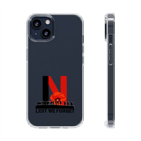 Leeds United “LEST WE FORGET”  Clear Impact-Resistant Case