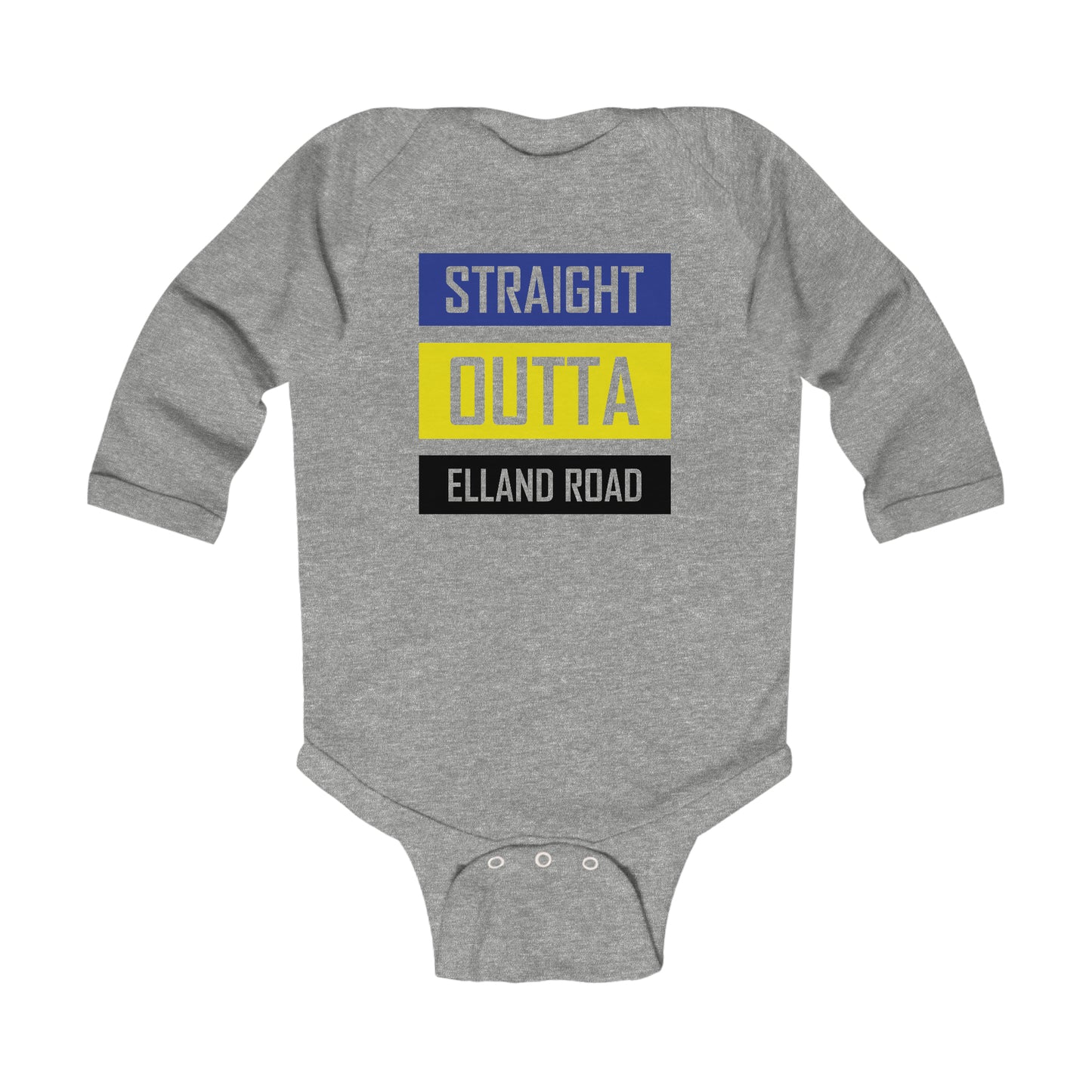 Straight Outta Elland Road - Infant Long Sleeve Bodysuit