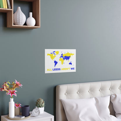 LUFC “All Leeds Aren’t We” Silk  Poster
