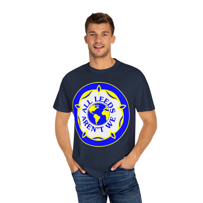 LUFC “All Leeds Aren’t We” Globe  Tee: Unisex Supporters Edition