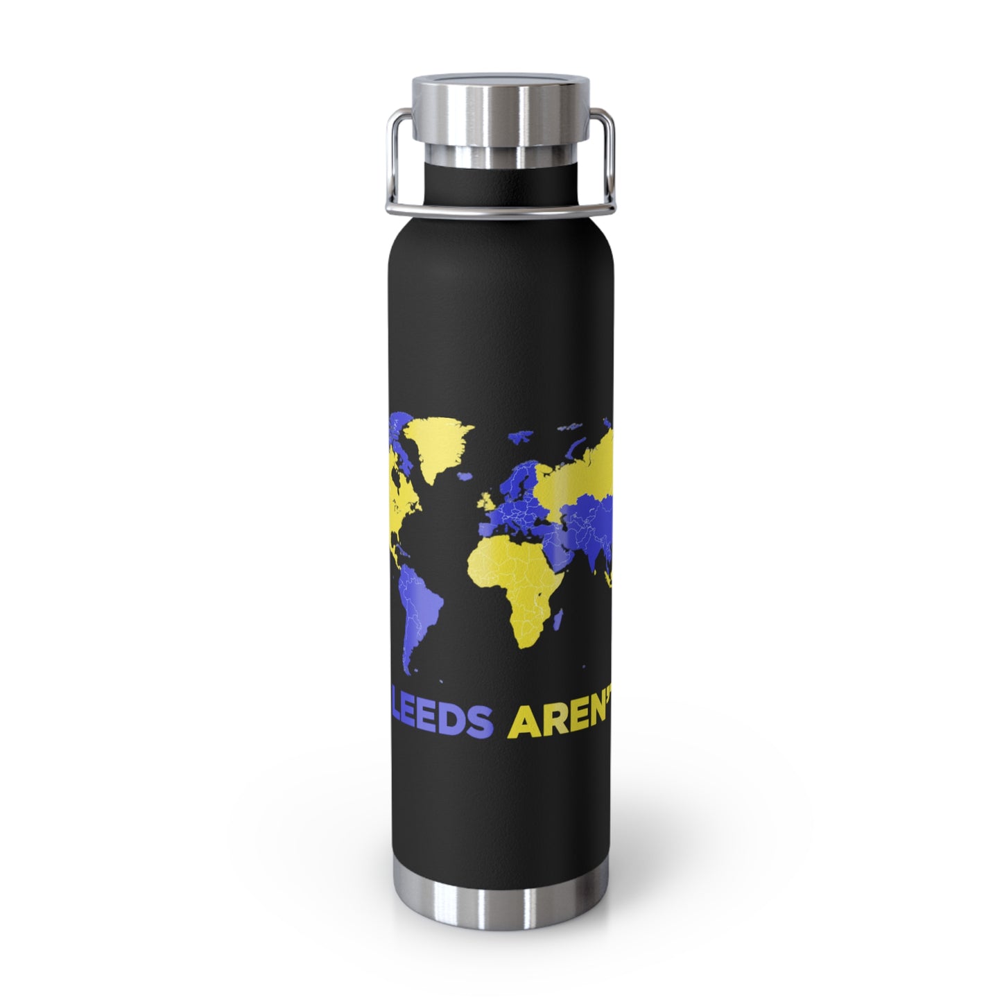 LUFC “All Leeds Aren’t We” Copper  Insulated Water Bottle: Eco-Friendly  Travel for True Fans