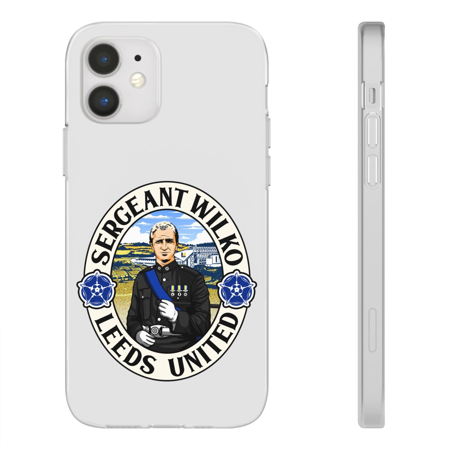 Leeds United 'SERGEANT WILKO'  Retro Football: Flexi Case