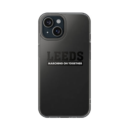 Clear Impact-Resistant Phone Case  “LEEDS: Marching On Together”  Edition