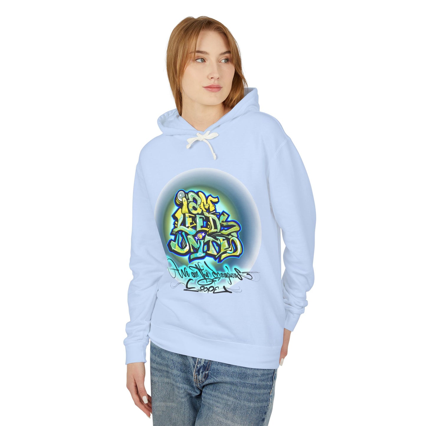 LUFC "I am Leeds United" Hoodie  Lightweight Unisex