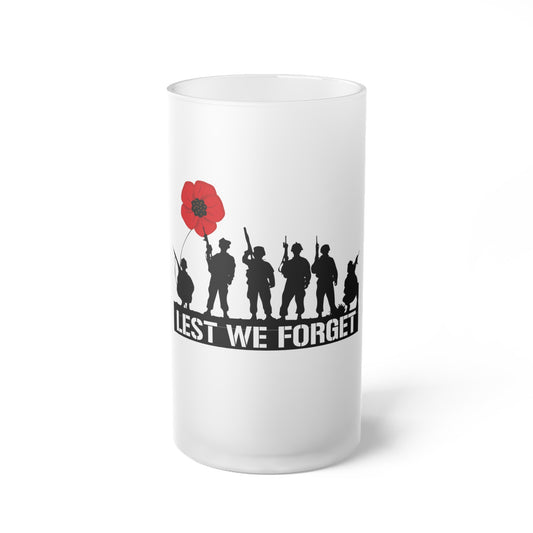 LUFC “Lest We Forget” Soldier Tribute  Beer Mug