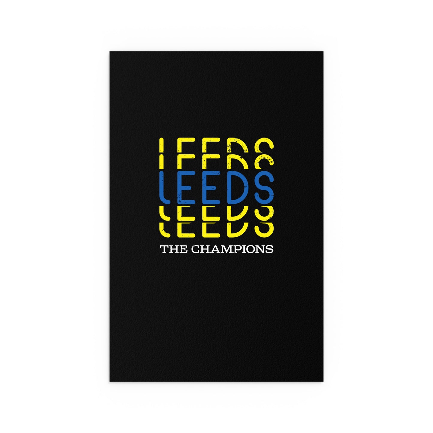 LUFC “Leeds The Champions” Silk  Poster