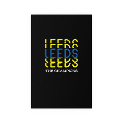 LUFC “Leeds The Champions” Silk  Poster