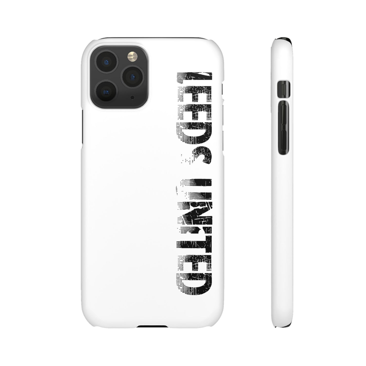 04 Snap Phone Case — "All Leeds Aren't We" Blue & Yellow Emblem