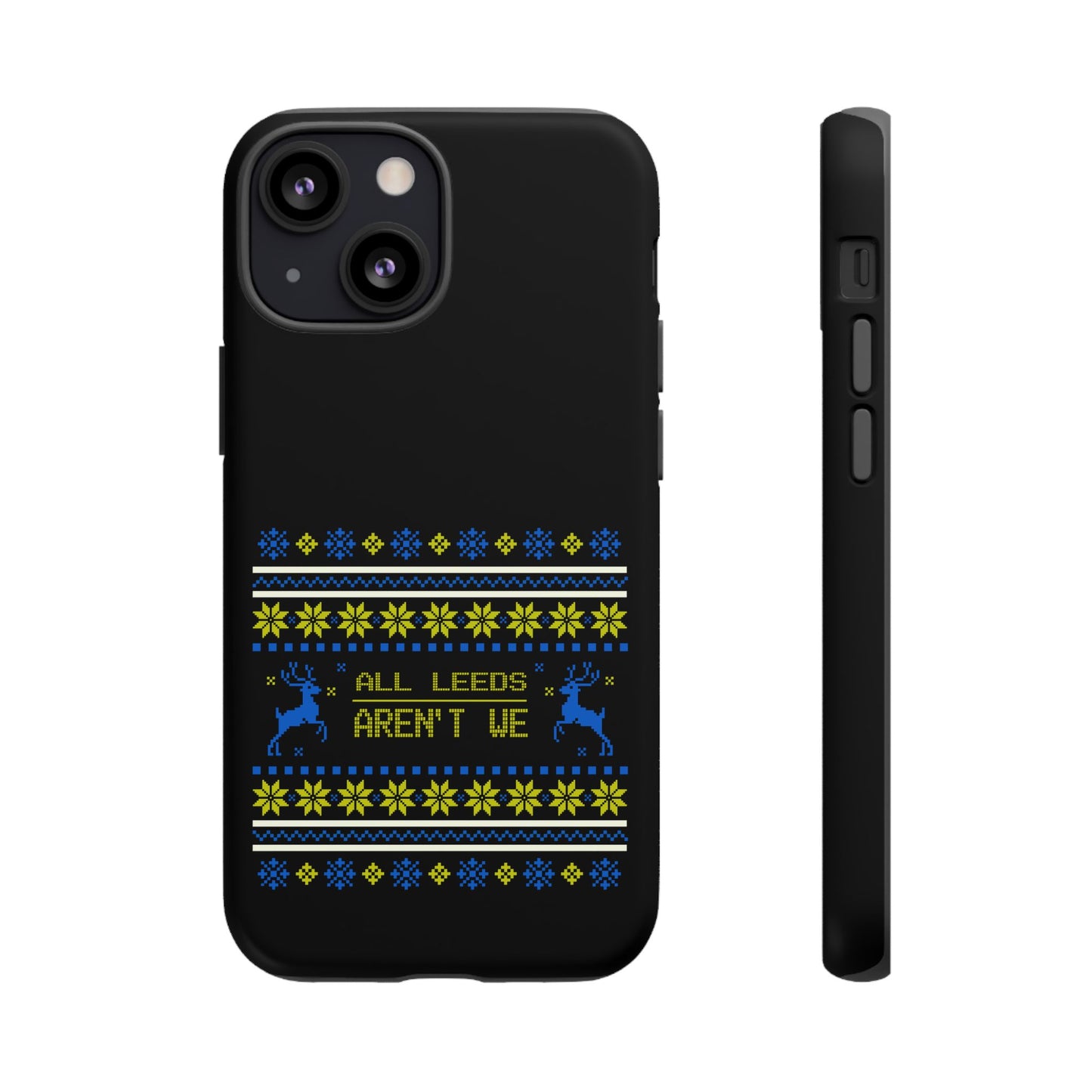 LUFC 'All Leeds Aren't We' Phone  Case: Christmas Edition