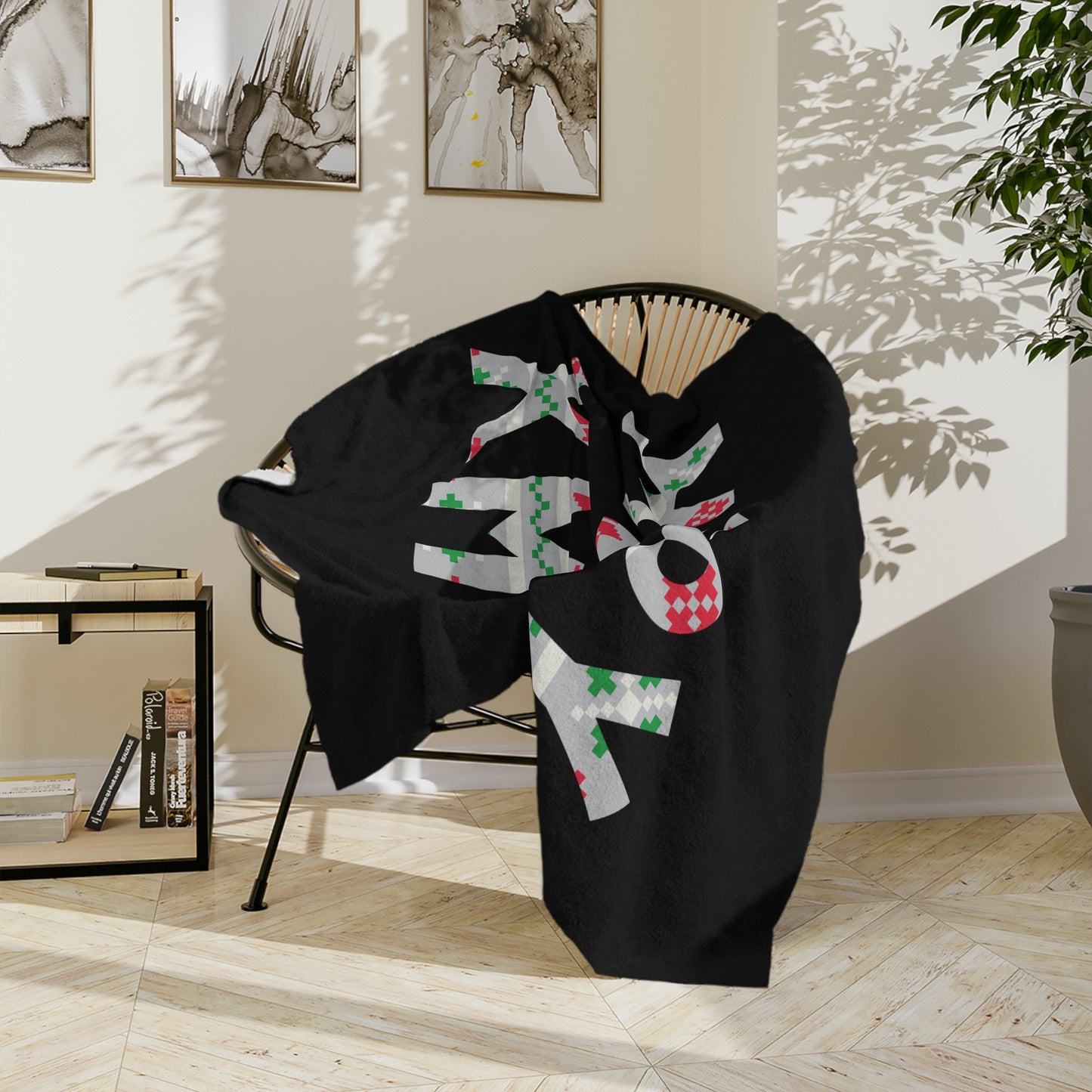 LUFC Christmas Velveteen Sports Blanket “MERRY XMAS” Christmas Edition