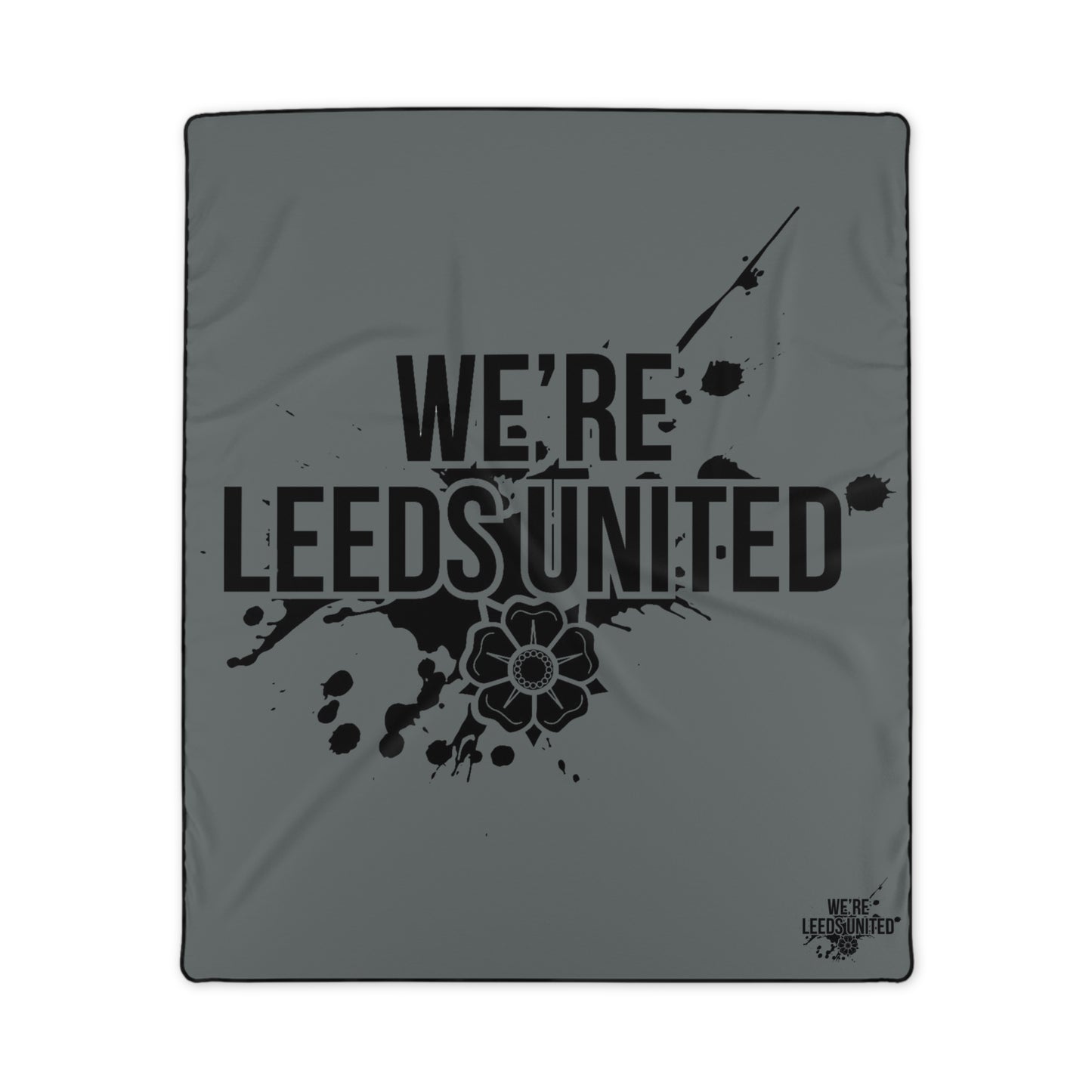 LUFC “We’re Leeds United”  Remembrance Day Snuggle Blanket:  Cozy Tribute to Team Pride