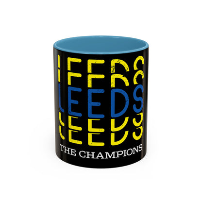 Leeds United “The Champions” Accent  Mug