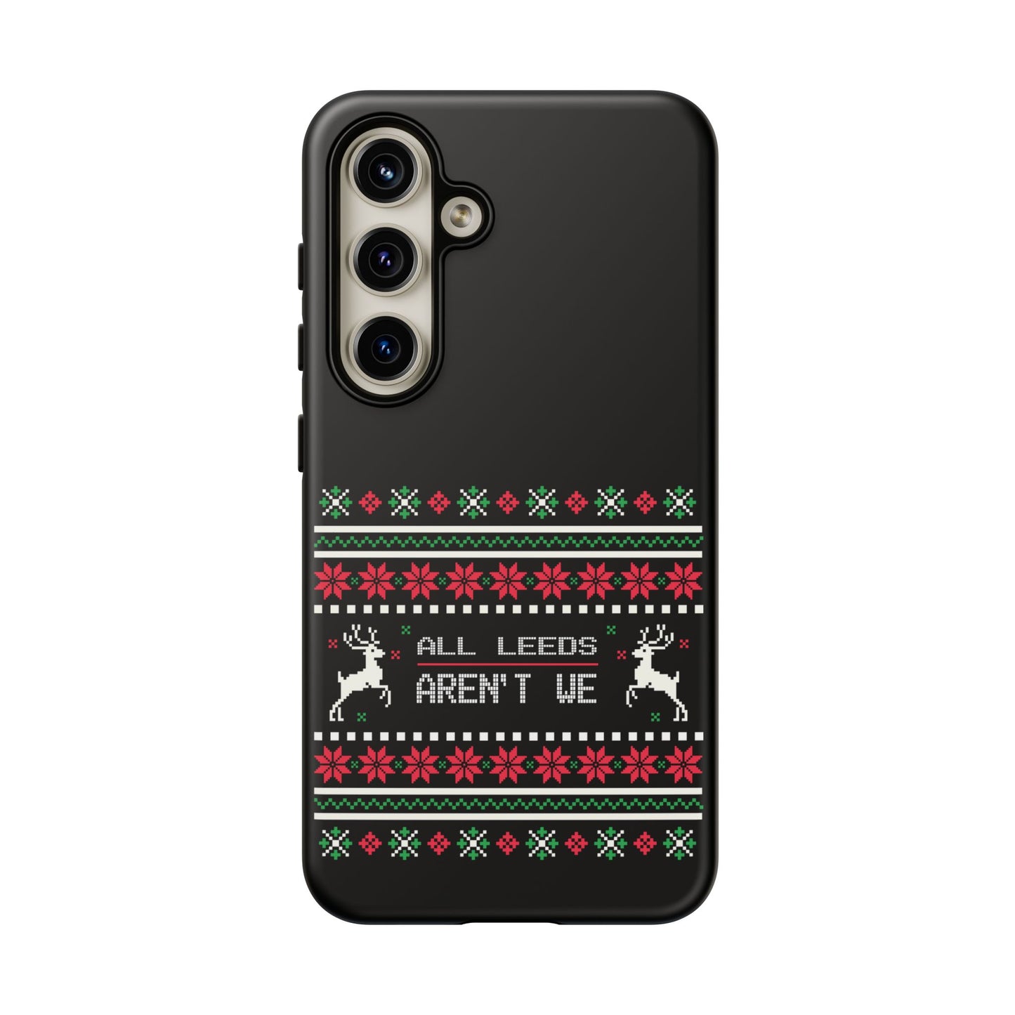 LUFC 'All Leeds Aren't We' Phone  Case: Christmas Edition