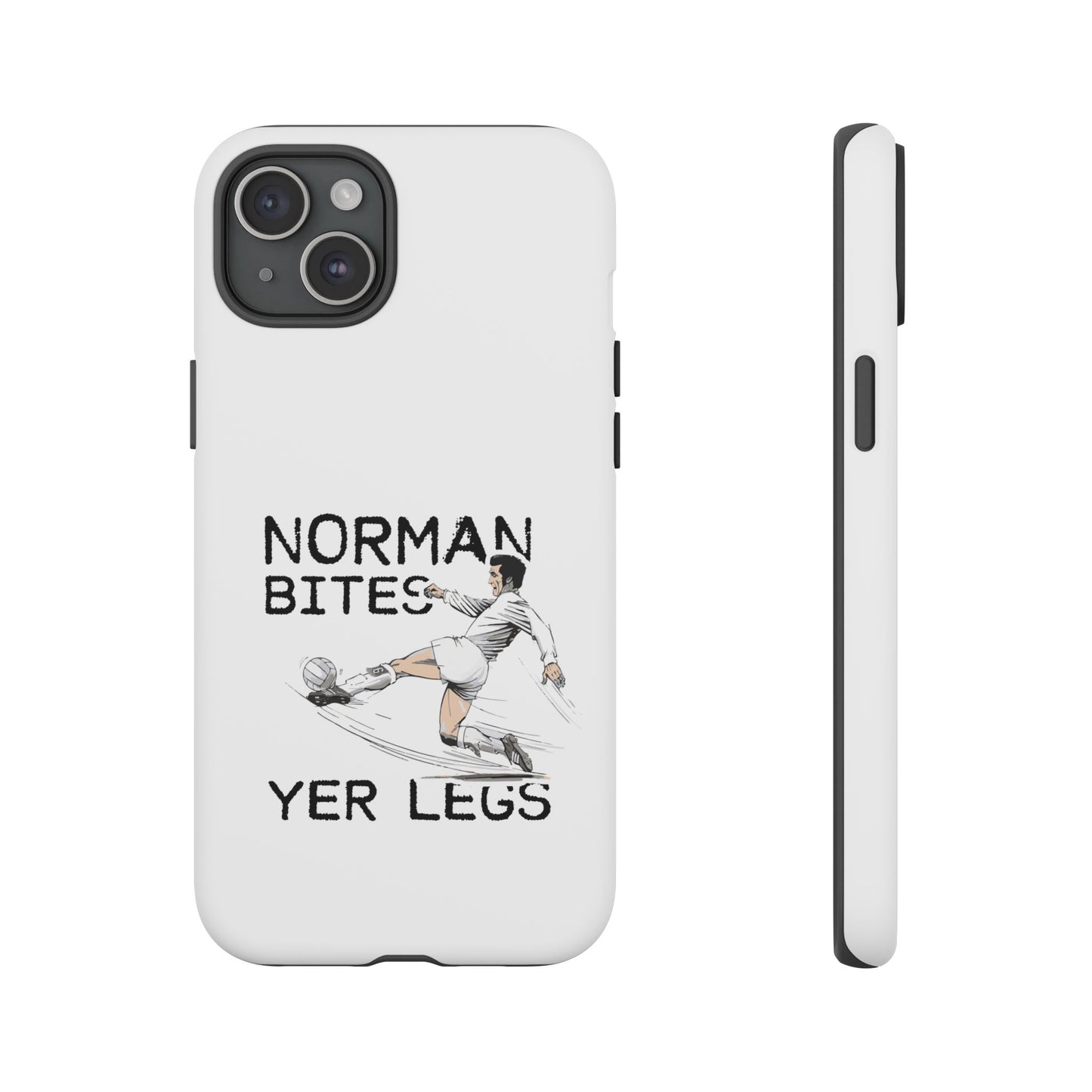 Leeds United NORMAN BITES 'YER  LEGS' Phone Case