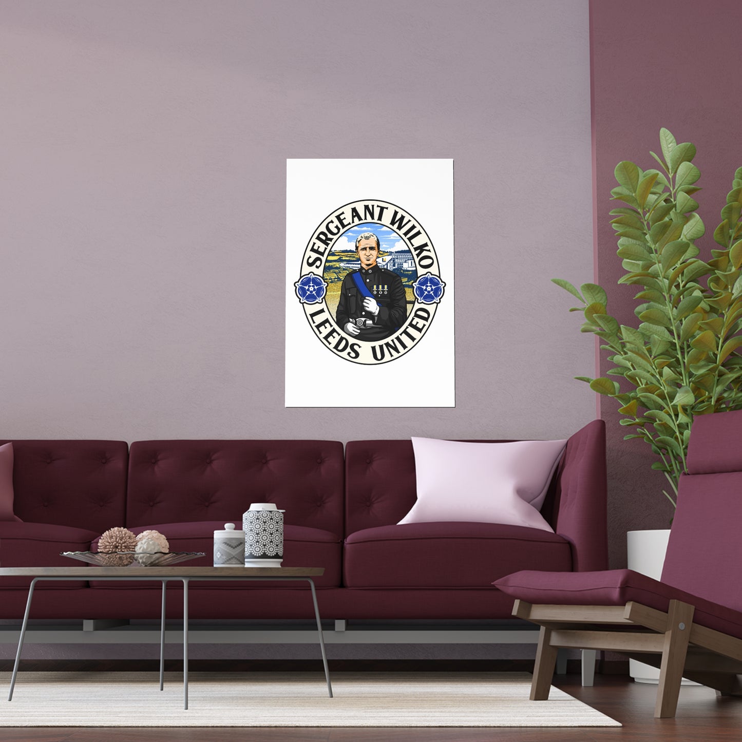 LUFC “Sergeant Wilko Leeds United”  Silk Poster