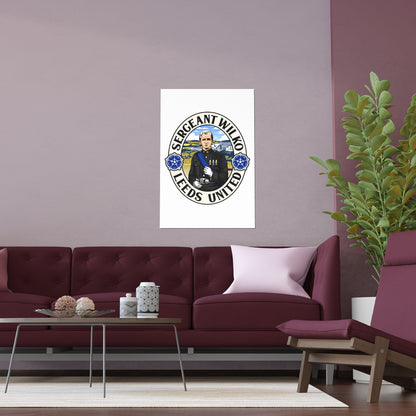 LUFC “Sergeant Wilko Leeds United”  Silk Poster