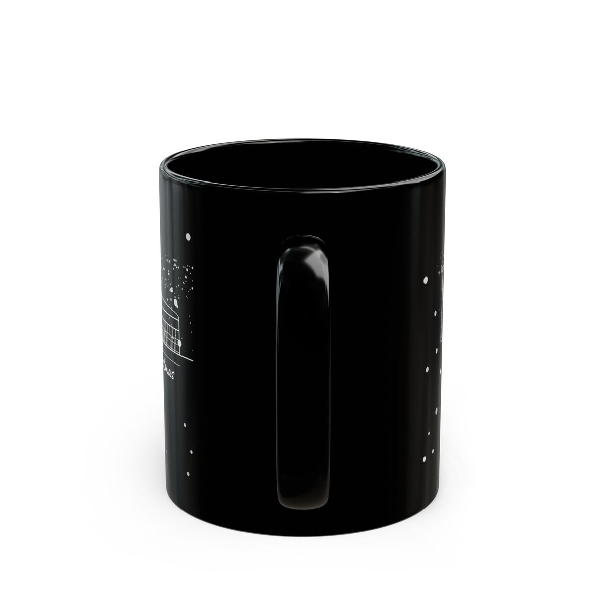 Elland Road at Christmas Mug